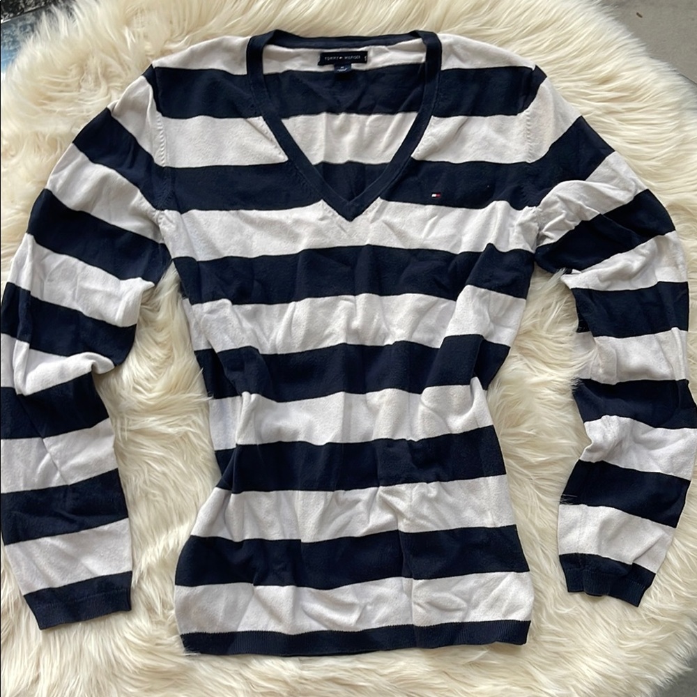 Tommy Hilfiger Women's Long Sleeve Striped Tee